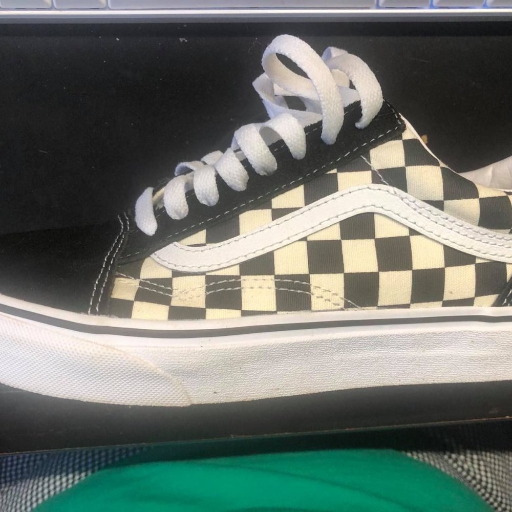Vans Primary Check Old Skool Black / White